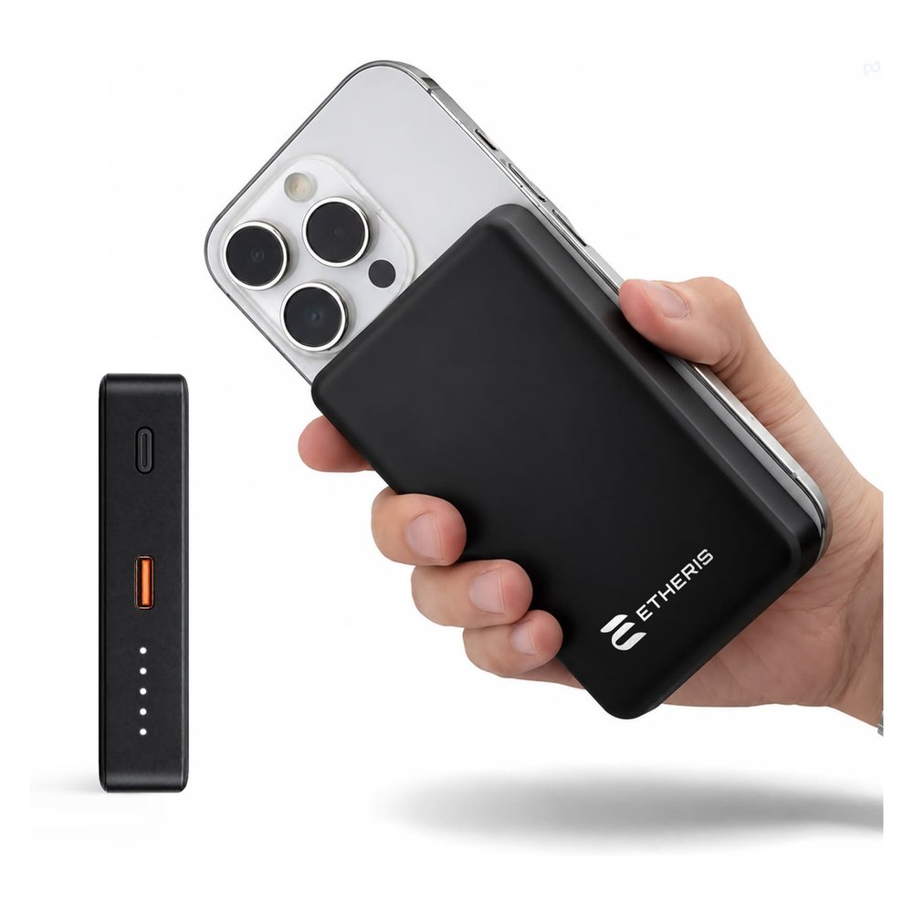Axial Solid State Magnetische Powerbank 10.000mAh