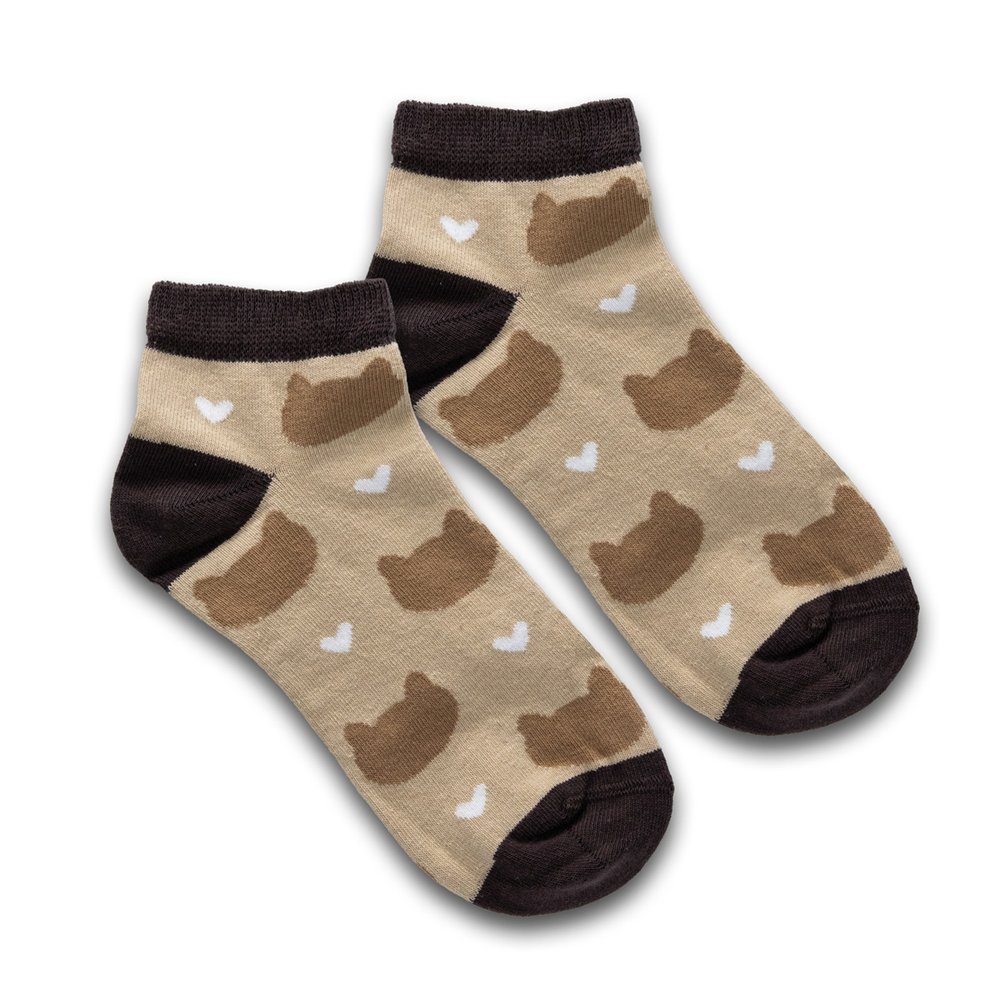 Individuell gestrickte Sneaker-Socken mit Karte