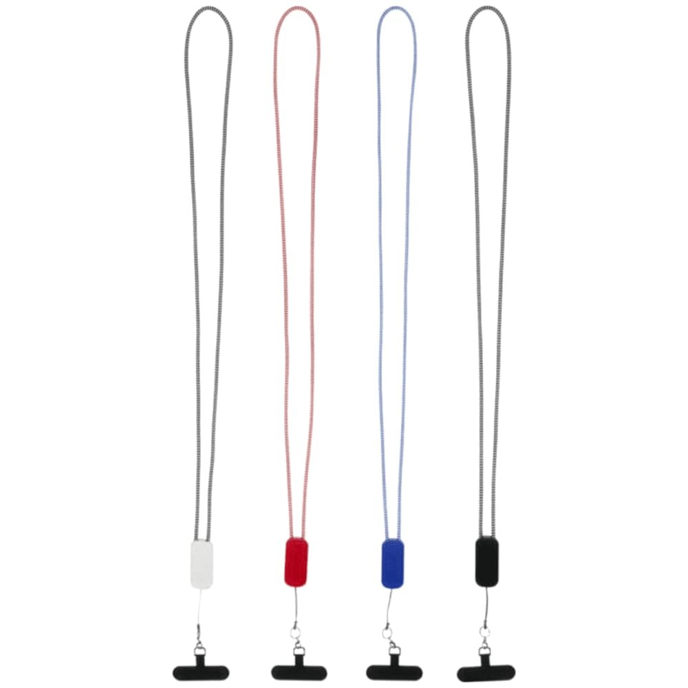 Freihändiges Smartphone-Lanyard aus Recyclingkunststoff mit 27W-Kabel