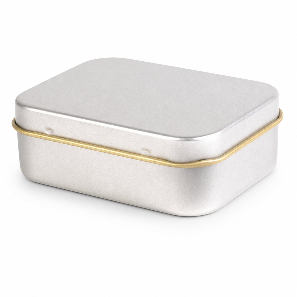 Undecorated Silber Tins