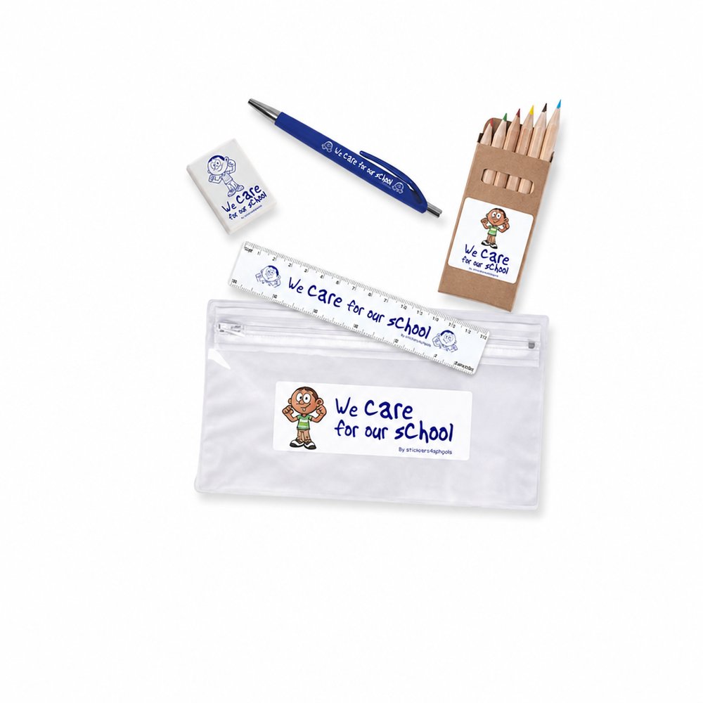 Bibo Stationery Sets in PVC-Bleistift-Kasten