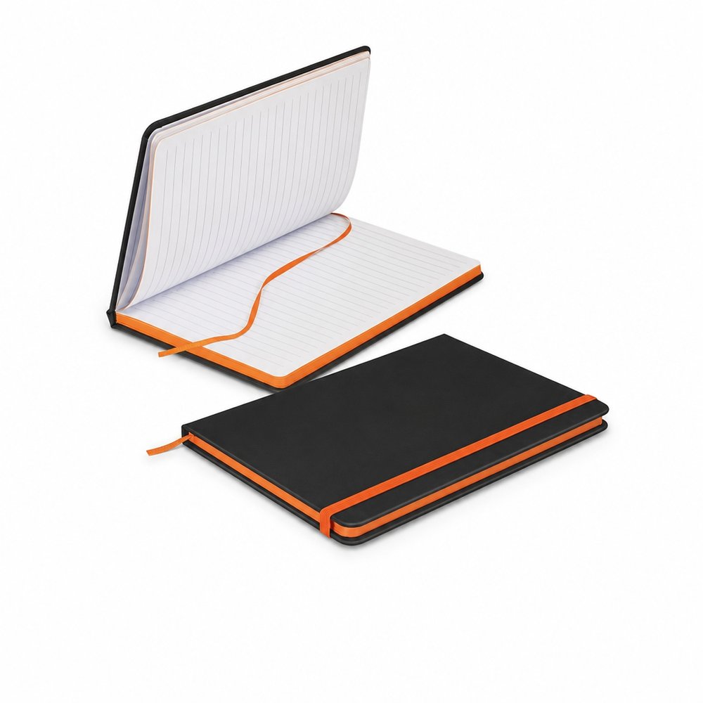 Schwarze Notizbücher aus Neoskin (A5)