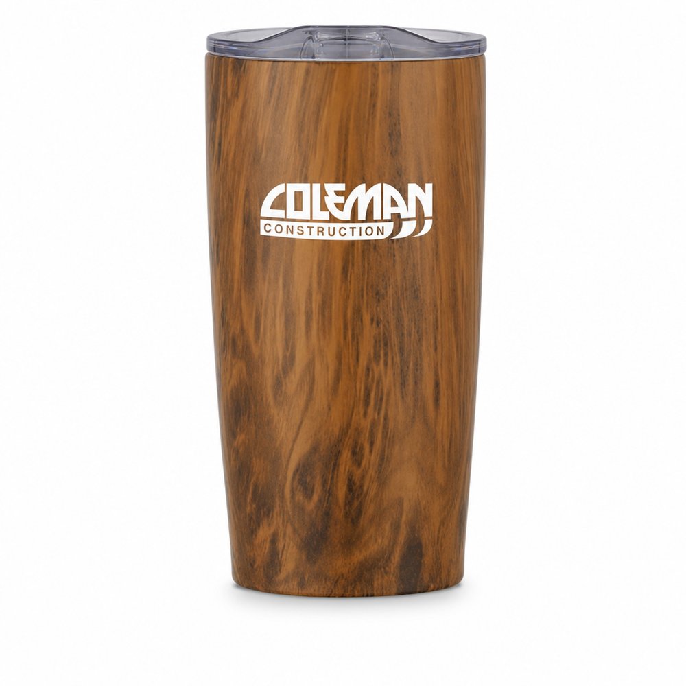 Große doppelwandige Becher aus Öko-Holz (650 ml)