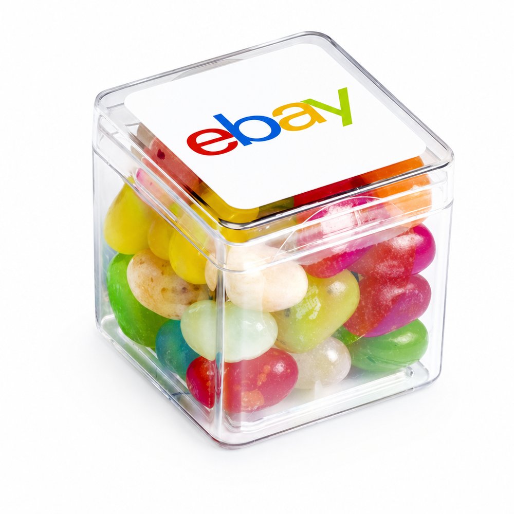 Würfel gefüllt mit JELLY BELLY Jelly Beans (60g)