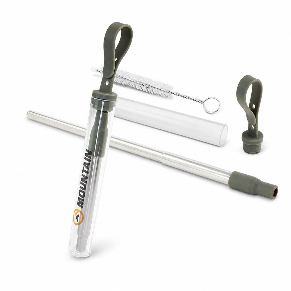 Eingehüllte Travel Telescopic Straws
