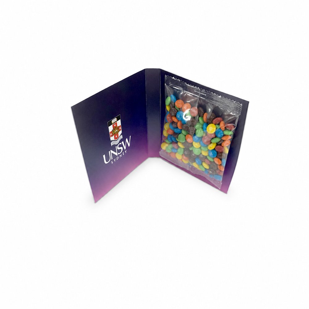 M & M Chocolate Geschenkkarten (50g)