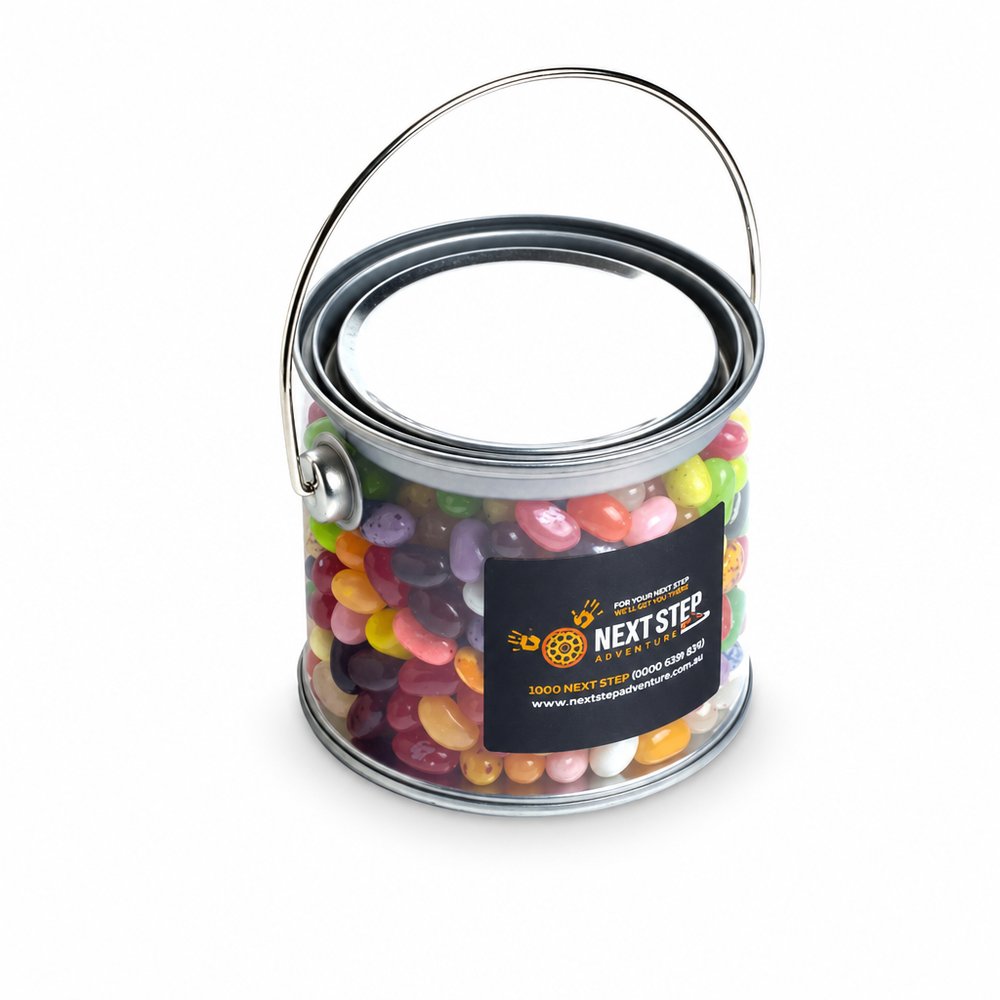 Eimer gefüllt mit JELLY BELLY Jelly Beans (400g)