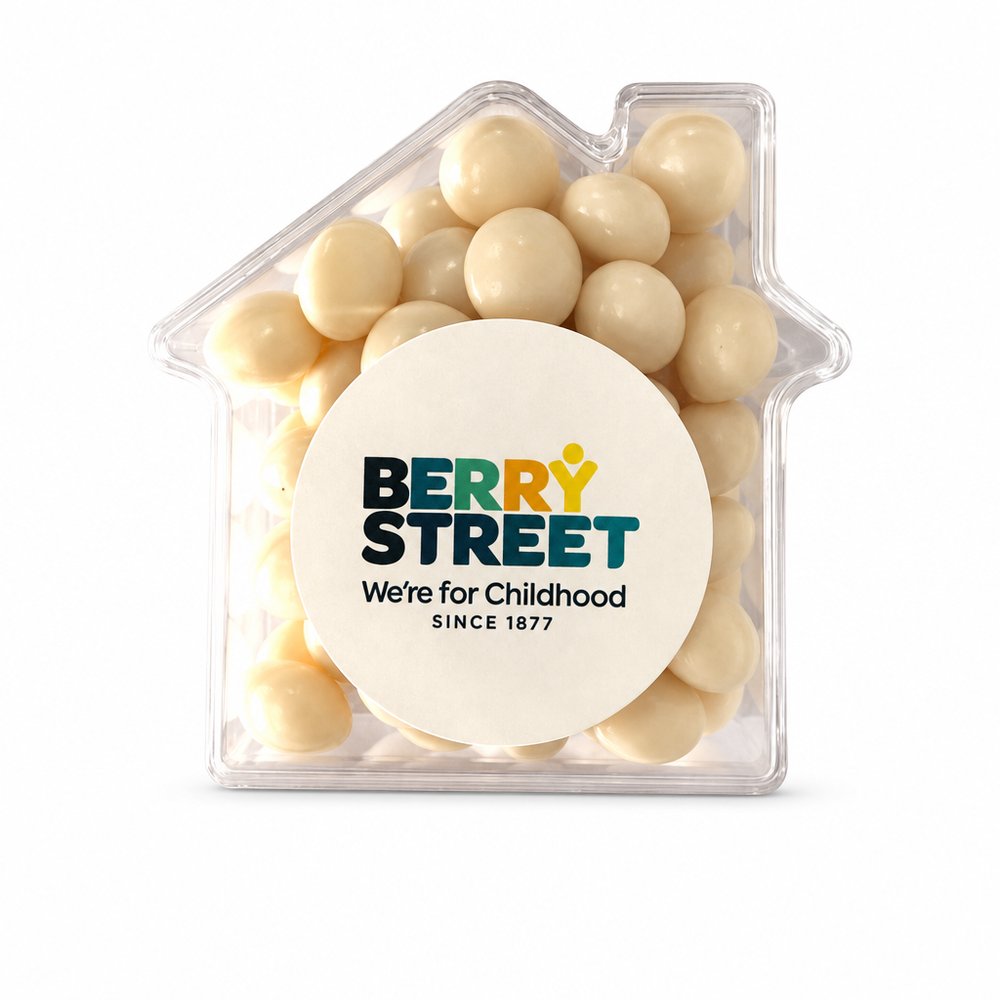 Hausförmige Pfefferminzbonbons (50 g)