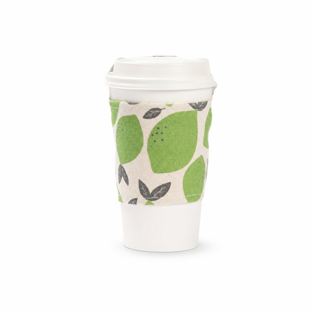 Wiederverwendbare 12oz Canvas-Kaffeebecher-Manschette
