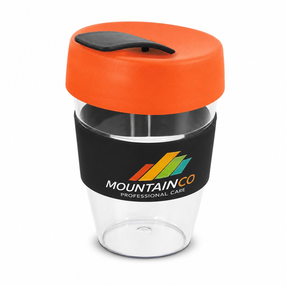 Wiederverwendbare Kaffeetassen aus Amity-Kunststoff, BPA-frei (350 ml)