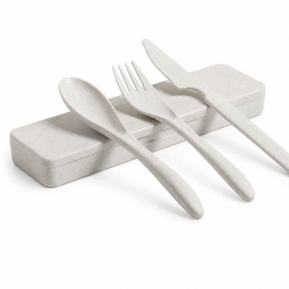 Bestecksets aus Bambusfasern
