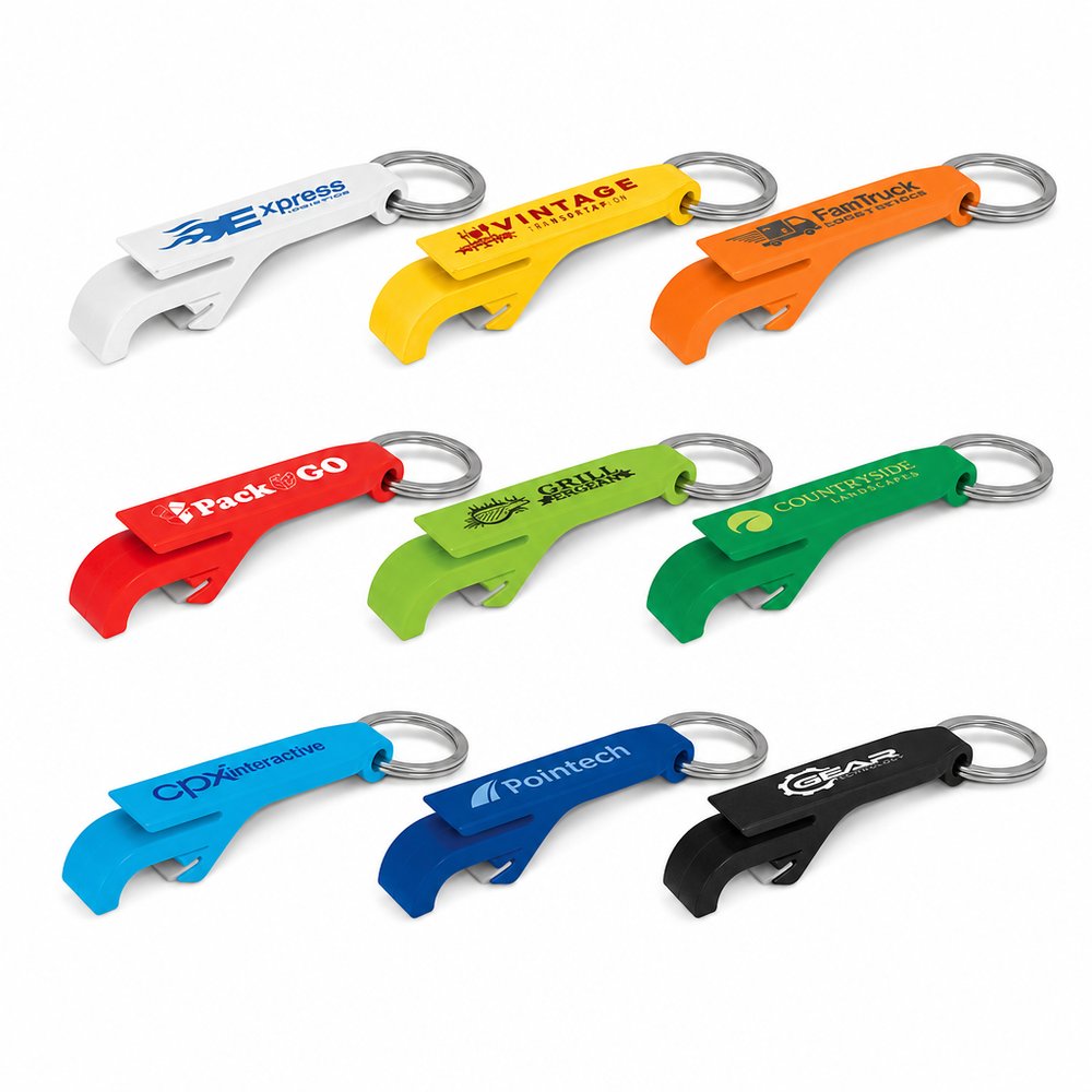 Plastic Bottle Opener Keyrings