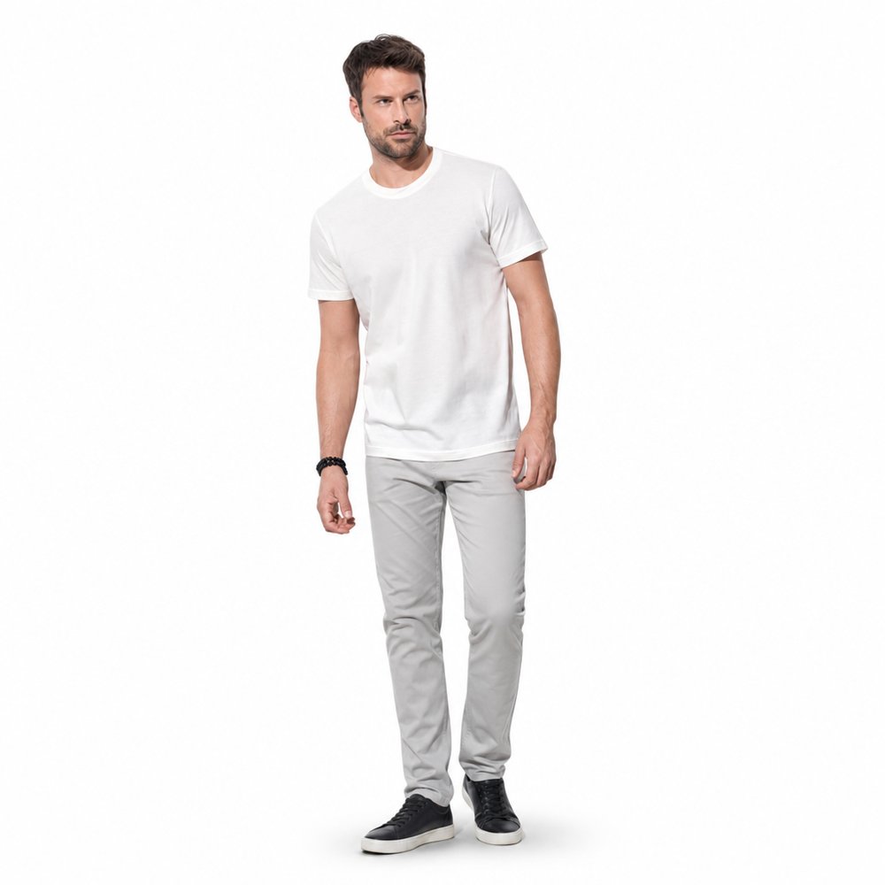 Adai Männer Bio-T-Shirts mit Rundhalsausschnitt
