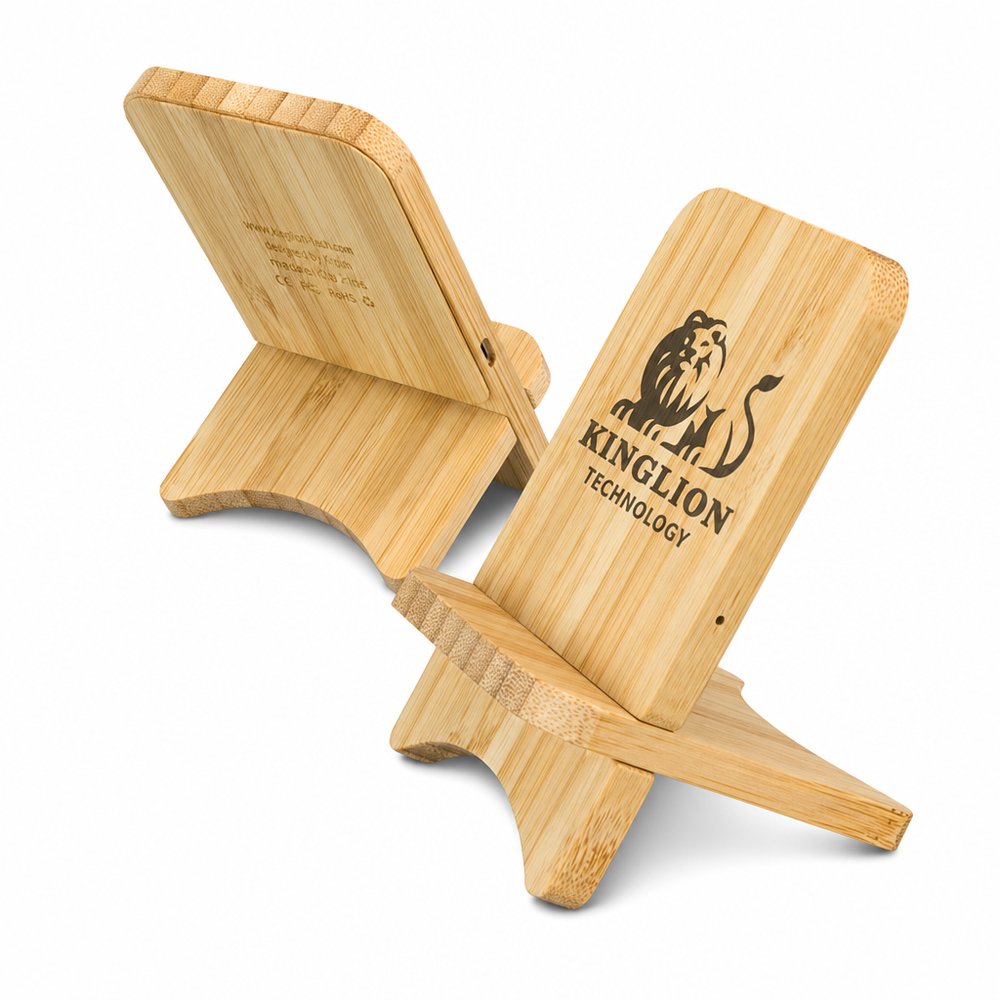 Eco Bamboo Wireless Ladeständer