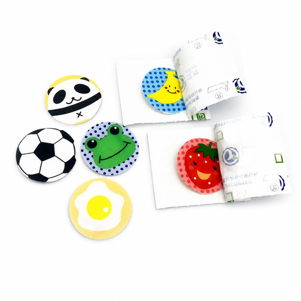 Bedruckte runde Erste-Hilfe-Pflaster