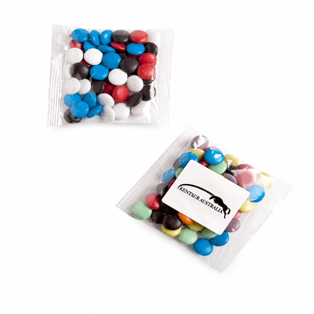 Branded Chocolate Bean Bags 50g — Corporate Colours