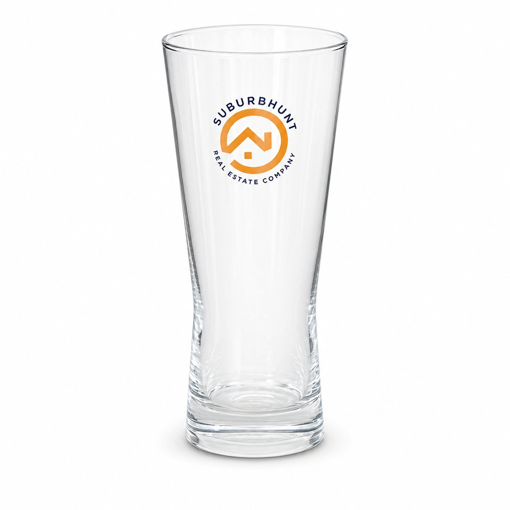 Branded Beer Glasses 400ml with Fizzup Etching