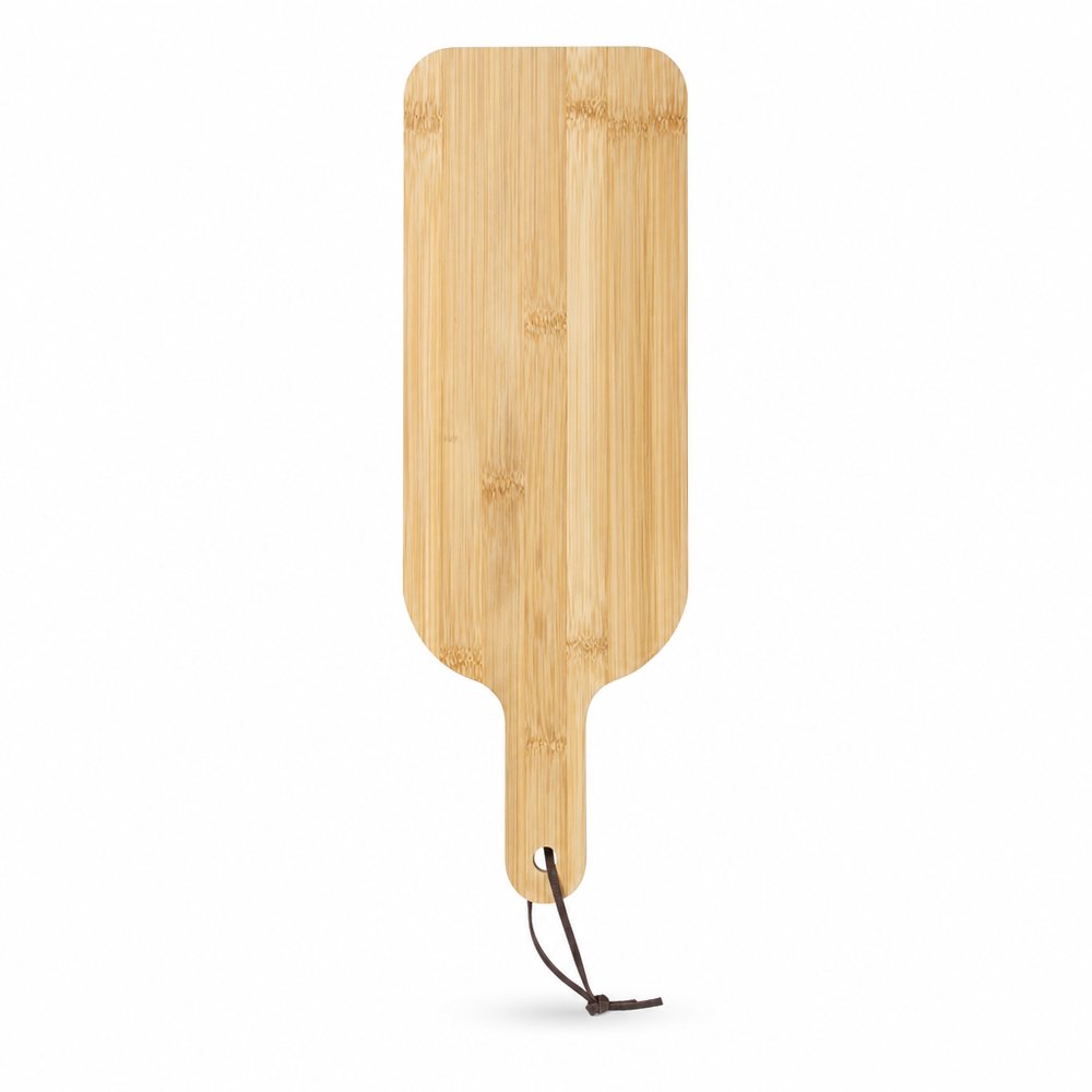Bamboo Paddle Cheese Board, Laser Engraved
