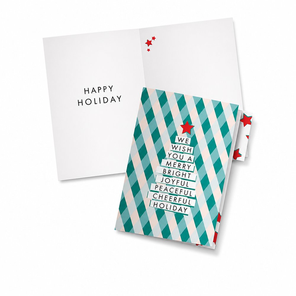 Custom Printed A5 Folding Gift Cards