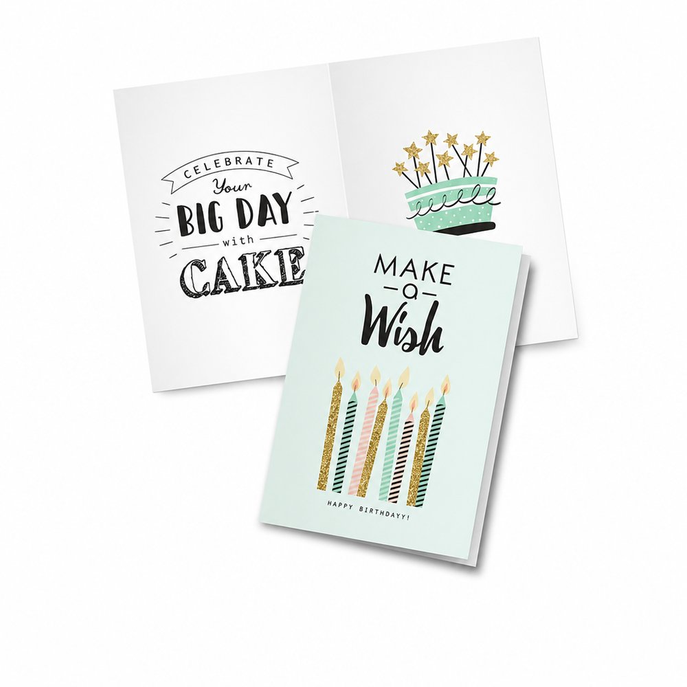 A6 Folding Gift Cards, Custom Printed