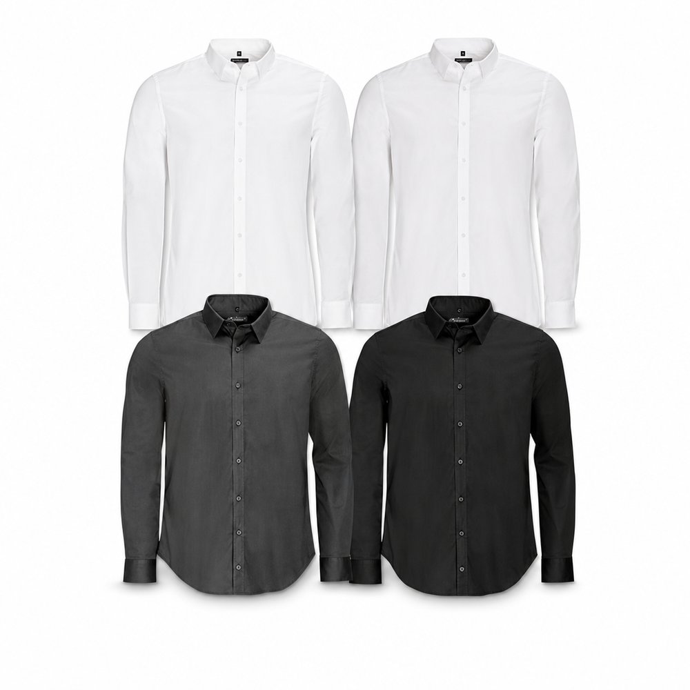 Langarm-Arbeitshemden für Herren (120 g/m²)