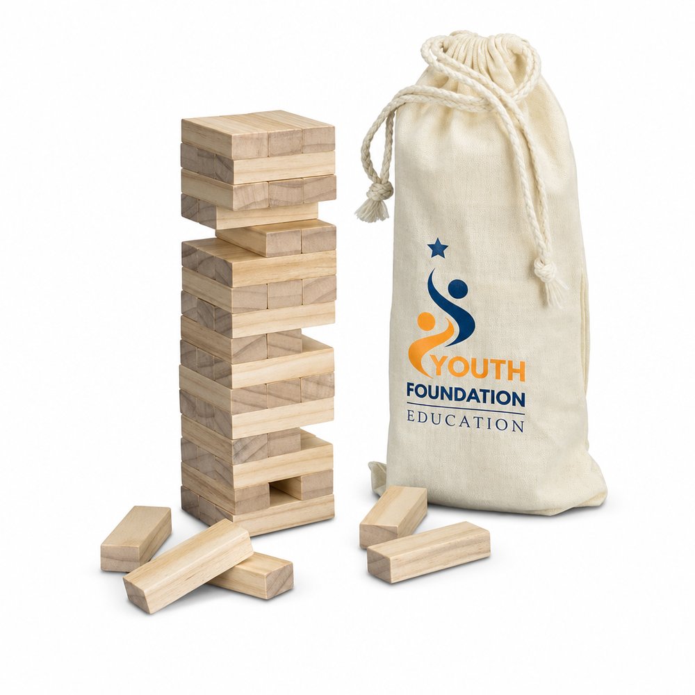 Mini-Jenga-Türme