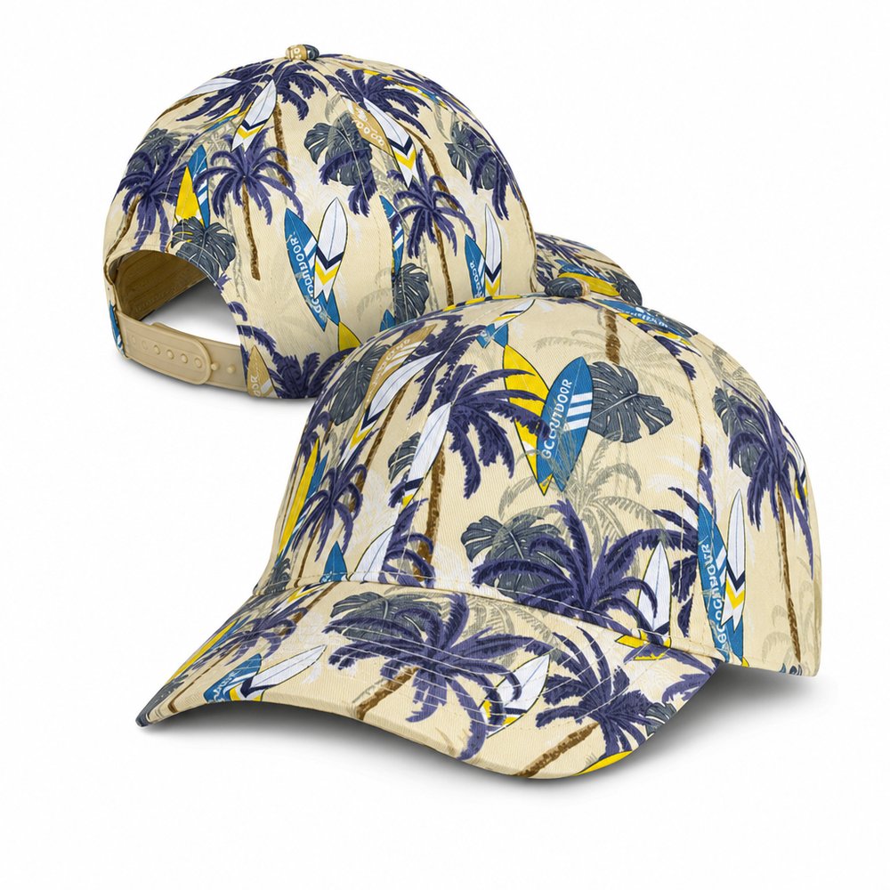 Vollfarbig bedruckte Polyester-Baseballmützen