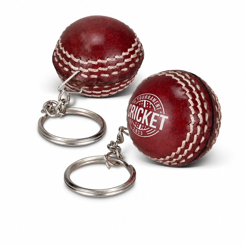 Cricket-Ball-Schlüsselanhänger