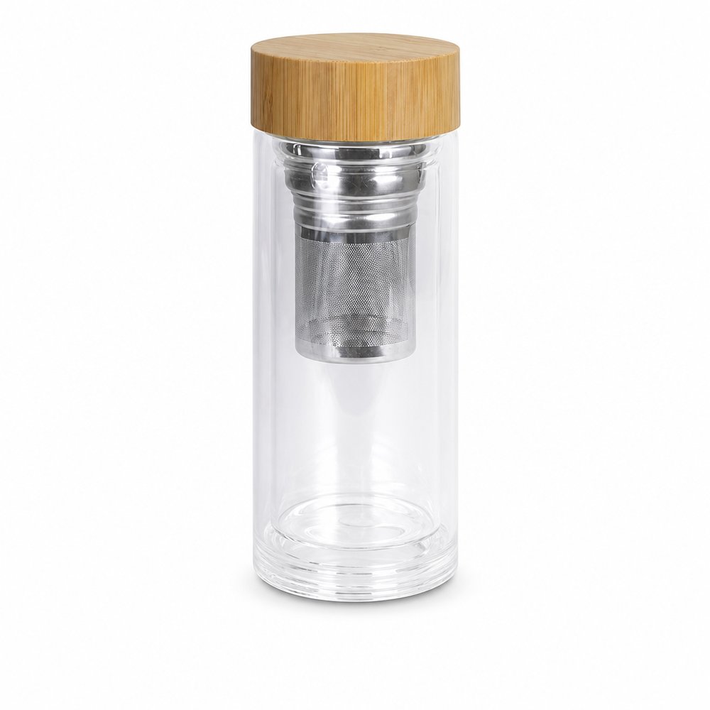 Doppelwandige Borosilikatglas-Infuserflaschen (360 ml)