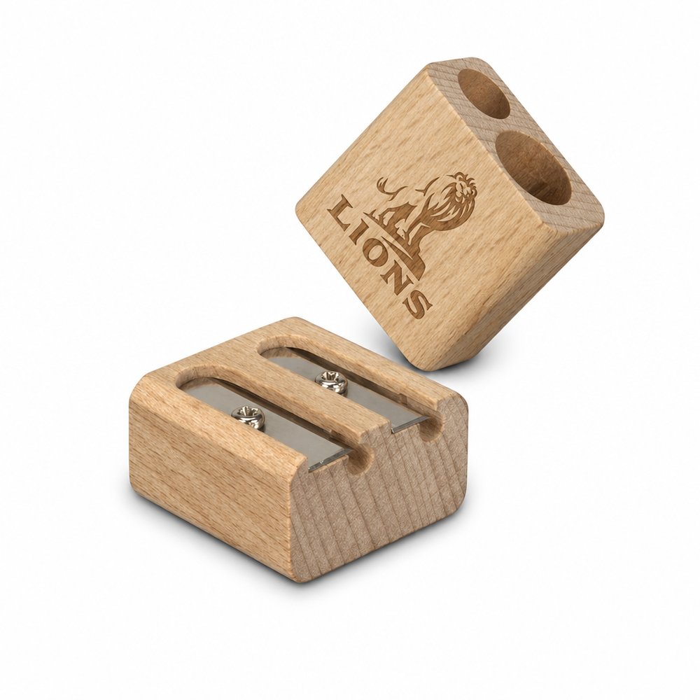 Öko-Bleistiftspitzer aus Holz