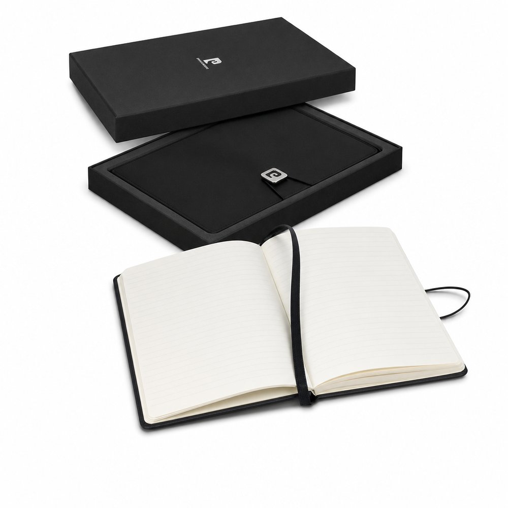 Pierre Cardin Qualitäts-Notizbücher mit Geschenkbox (A5)