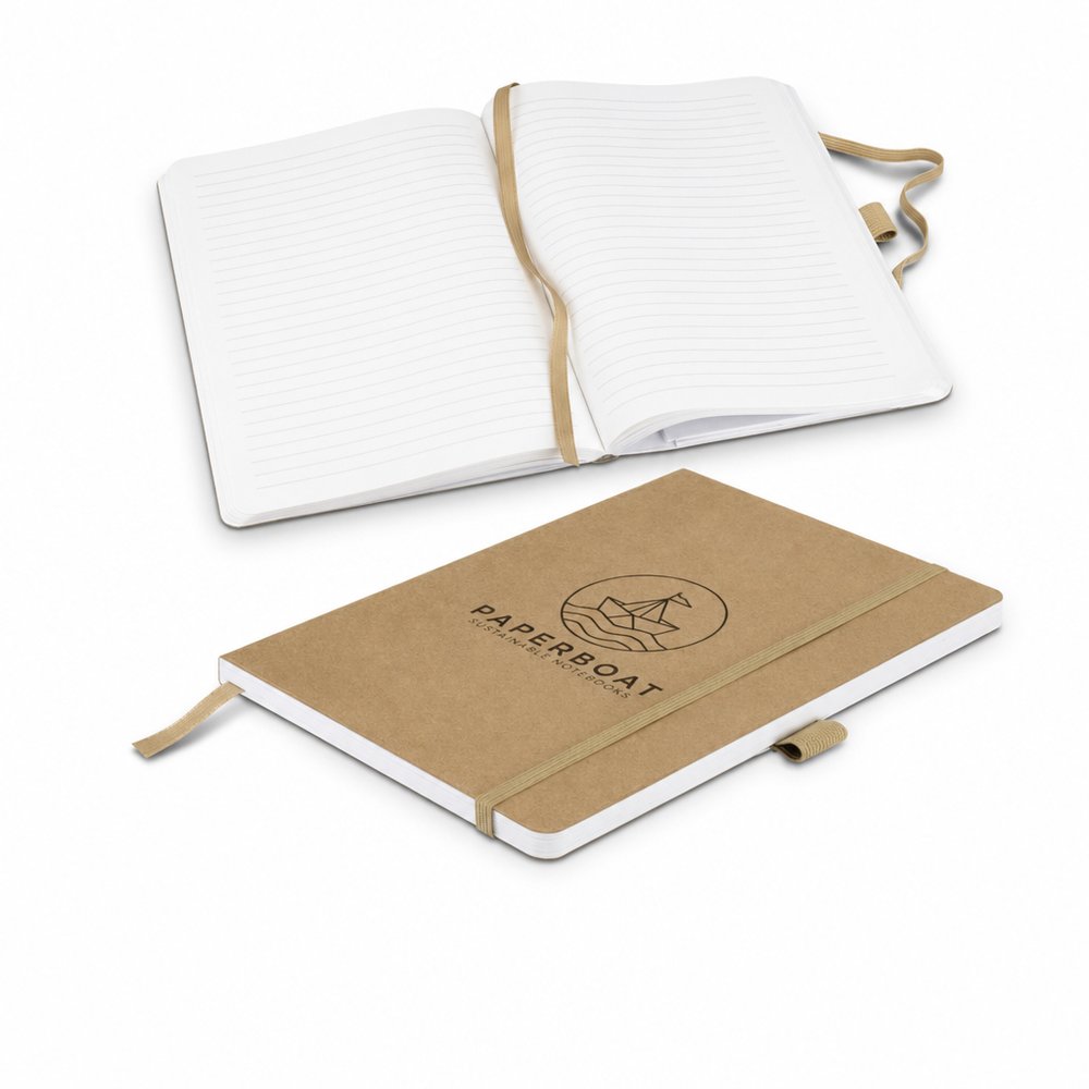 Langlebige Kraft-Notizbücher mit Steinpapier (A5)