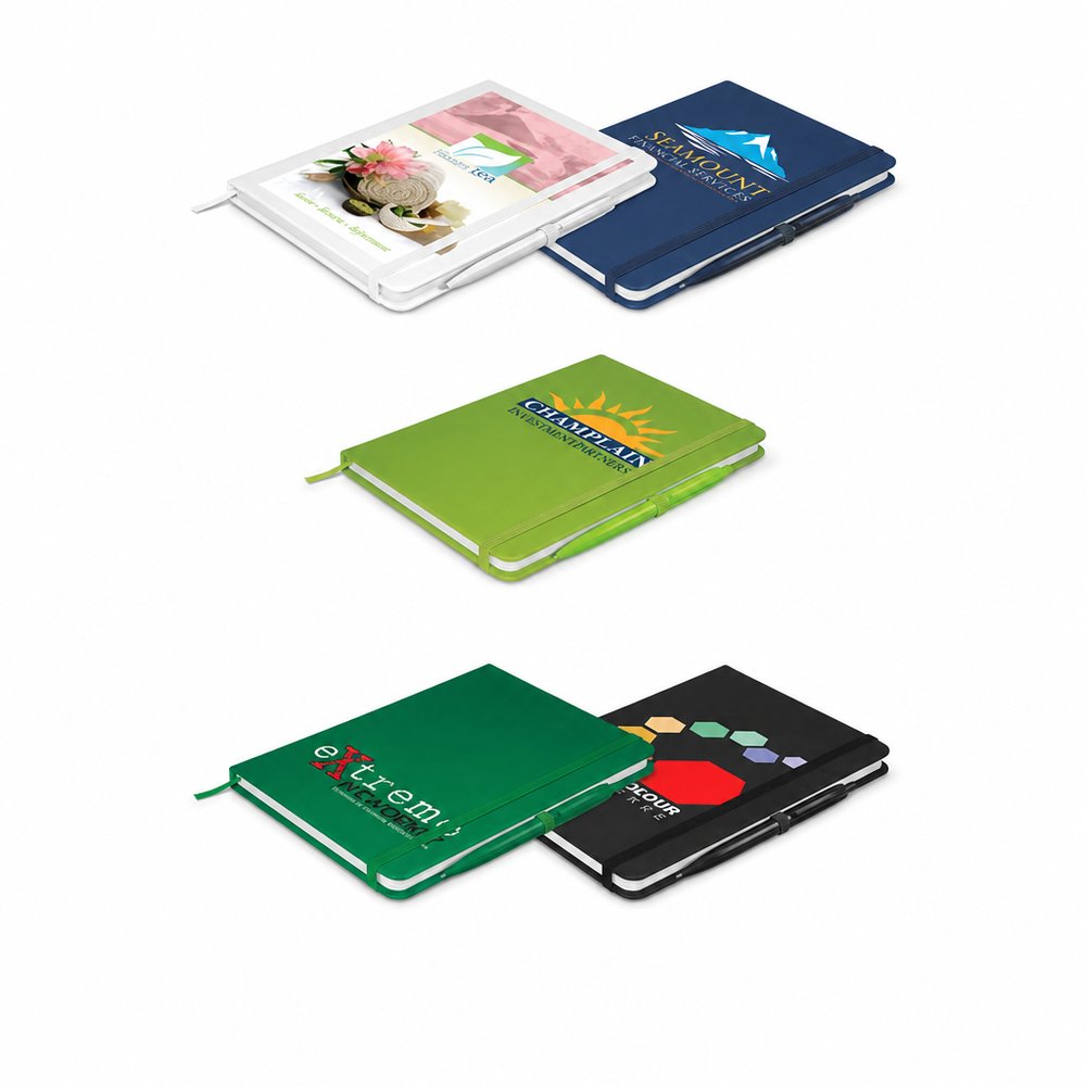 Billiges Beta Notebook (A5) mit Stiften