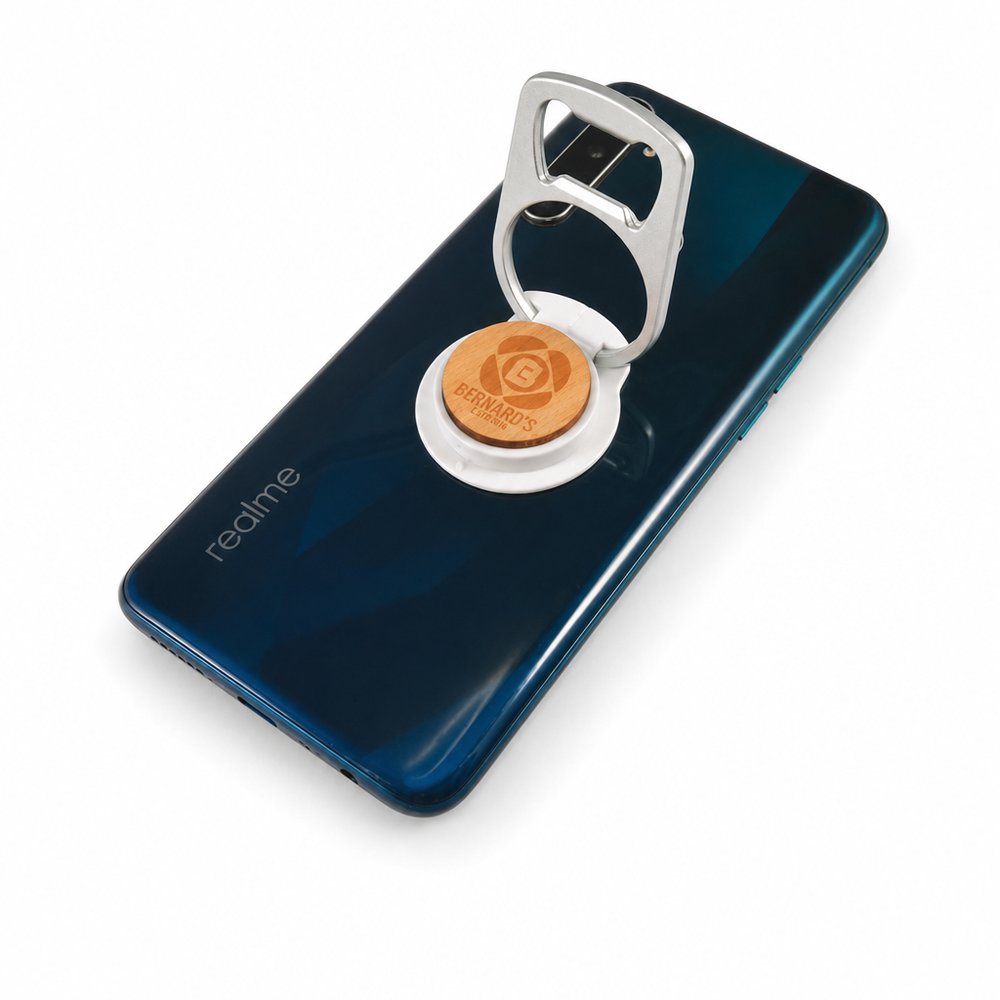 Abnehmbare Flaschenöffner und Telefonständer in 1