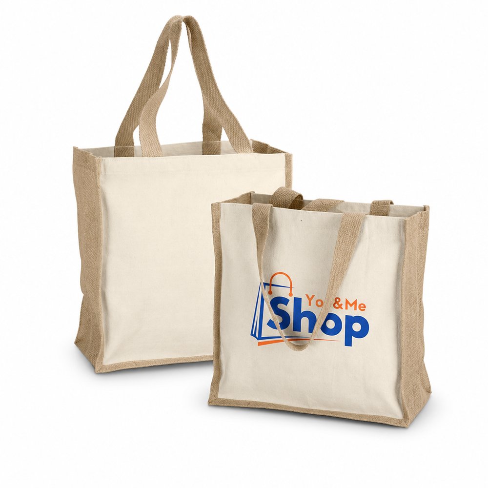 15L Jute-Tote-Taschen