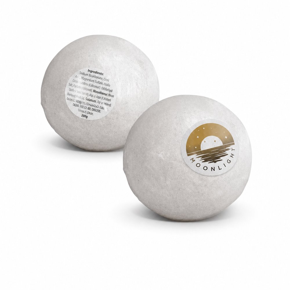 Badebombe mit Vanille-Duft 200g