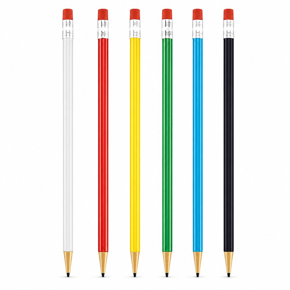 Druckbleistift mit Radiergummi