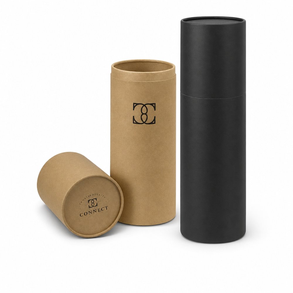 Karton Weinflasche Geschenk Tube