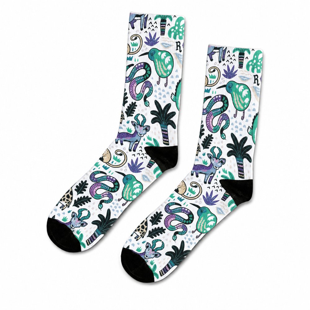Individuelle Crew-Socken