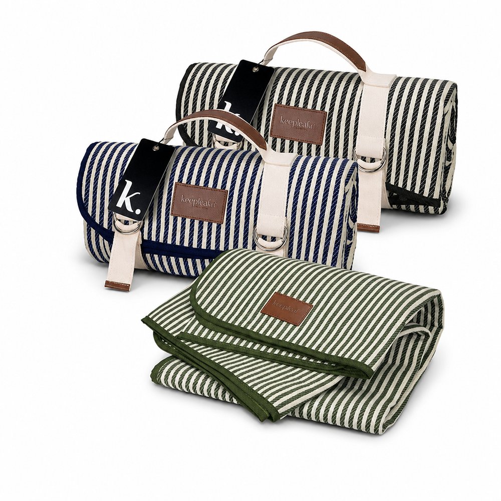 Gestreifte Picknick-Decken