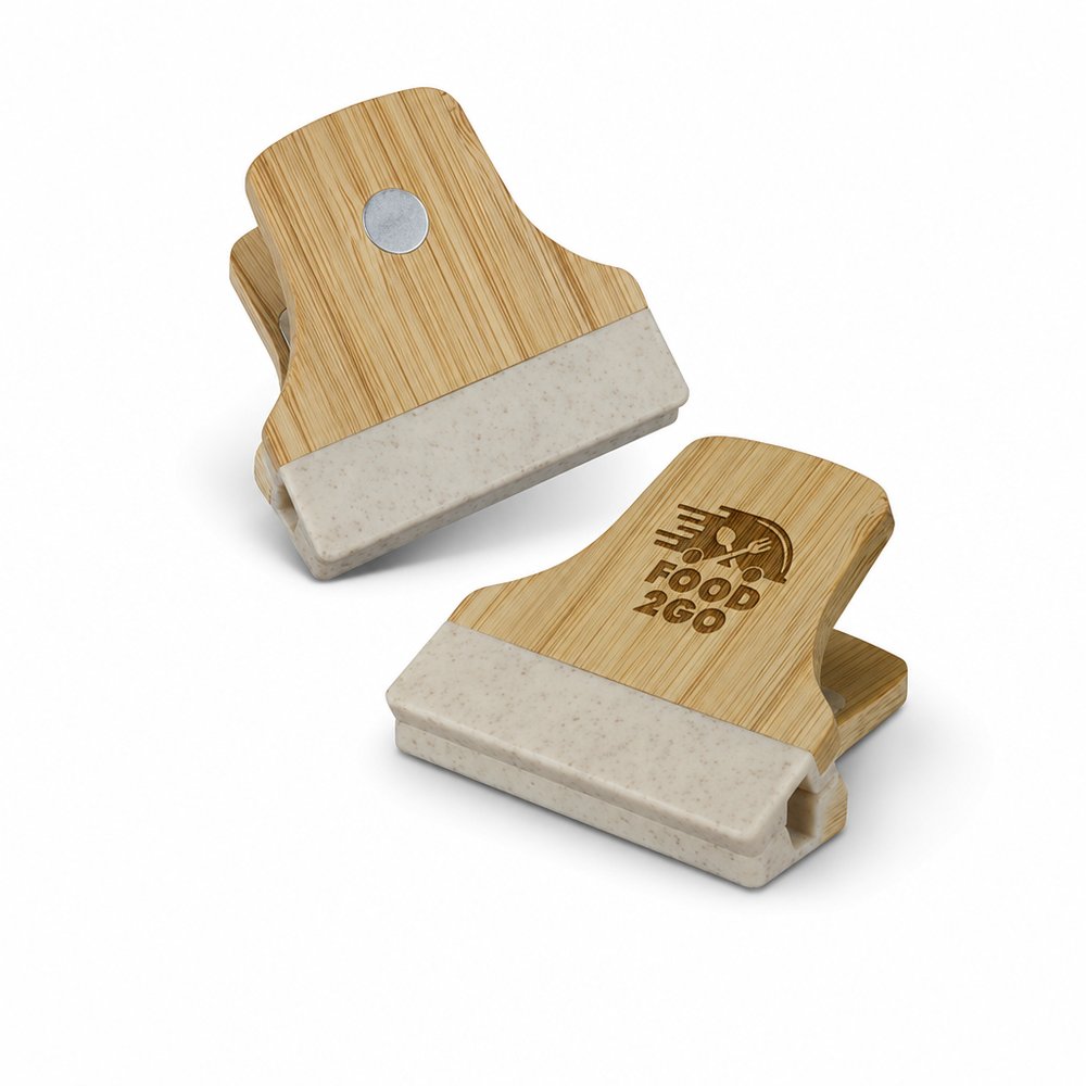 Magnetische Bambus-Clips