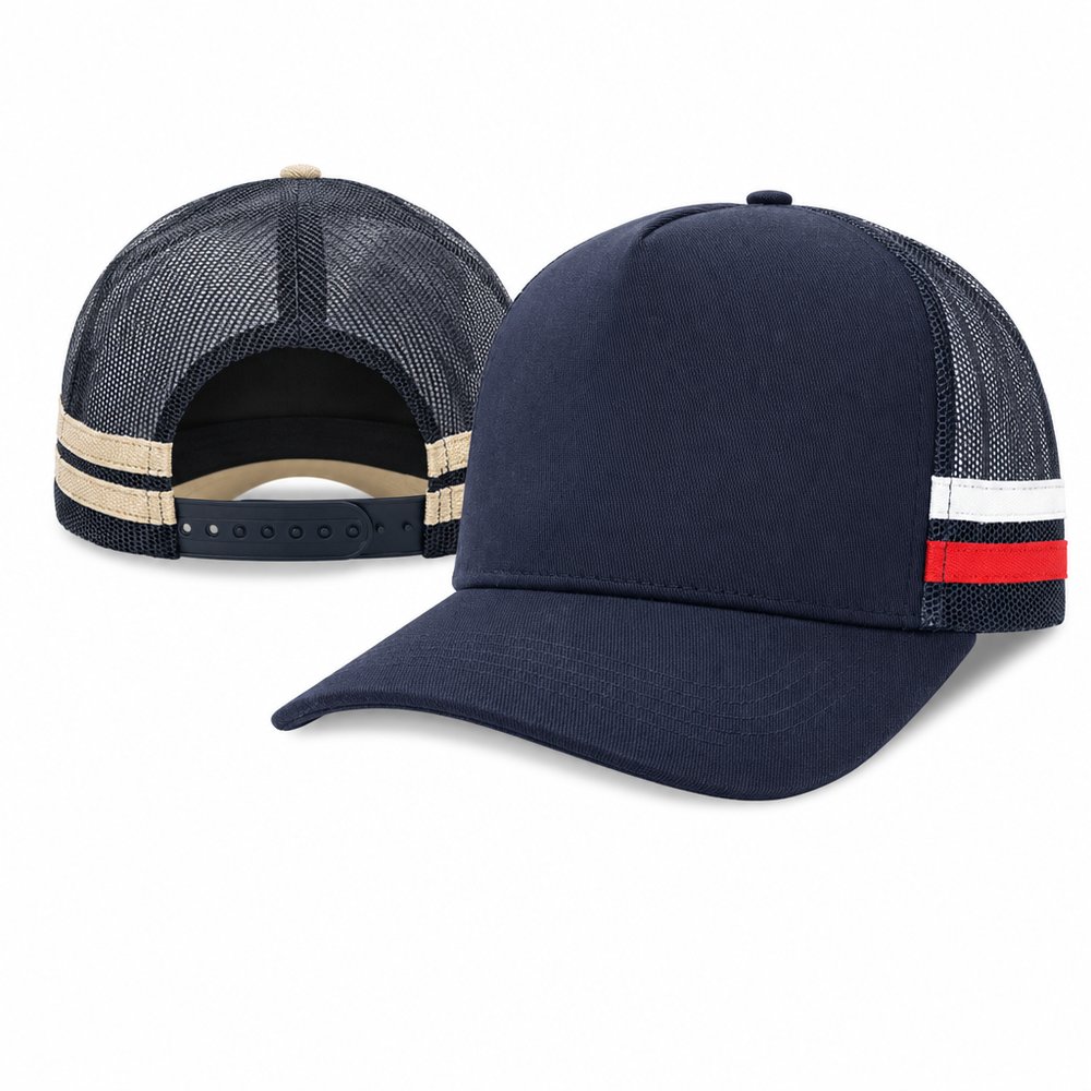Gestreifte Trucker Caps