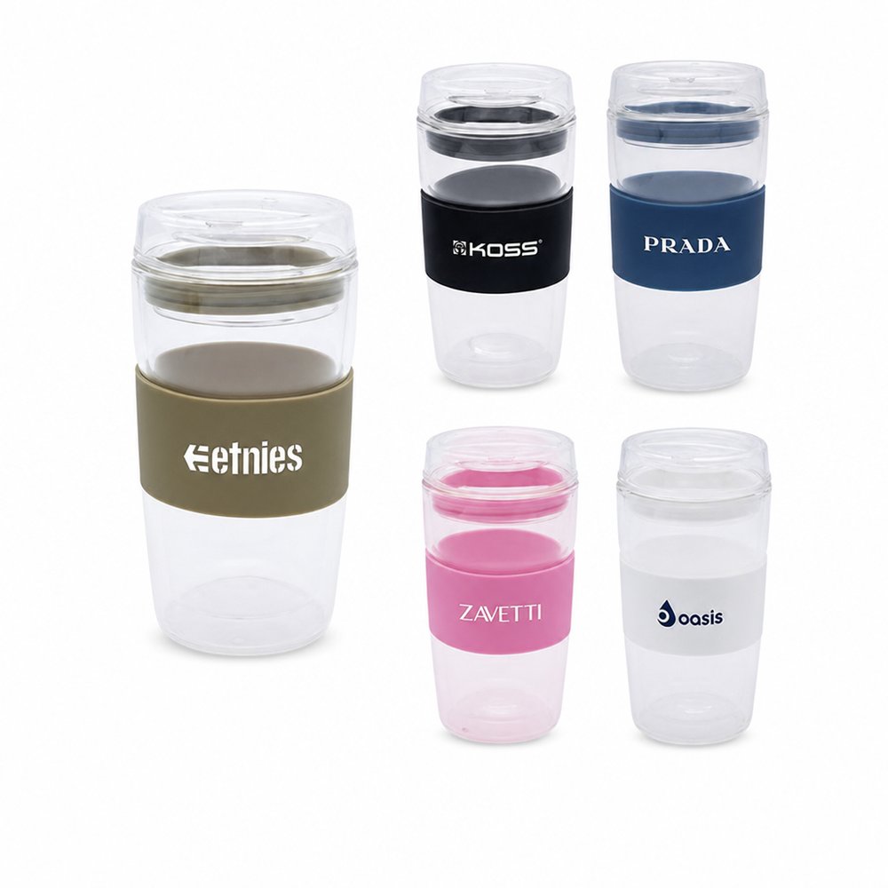 Doppelwandige Kaffeebecher aus Glas (354ml)