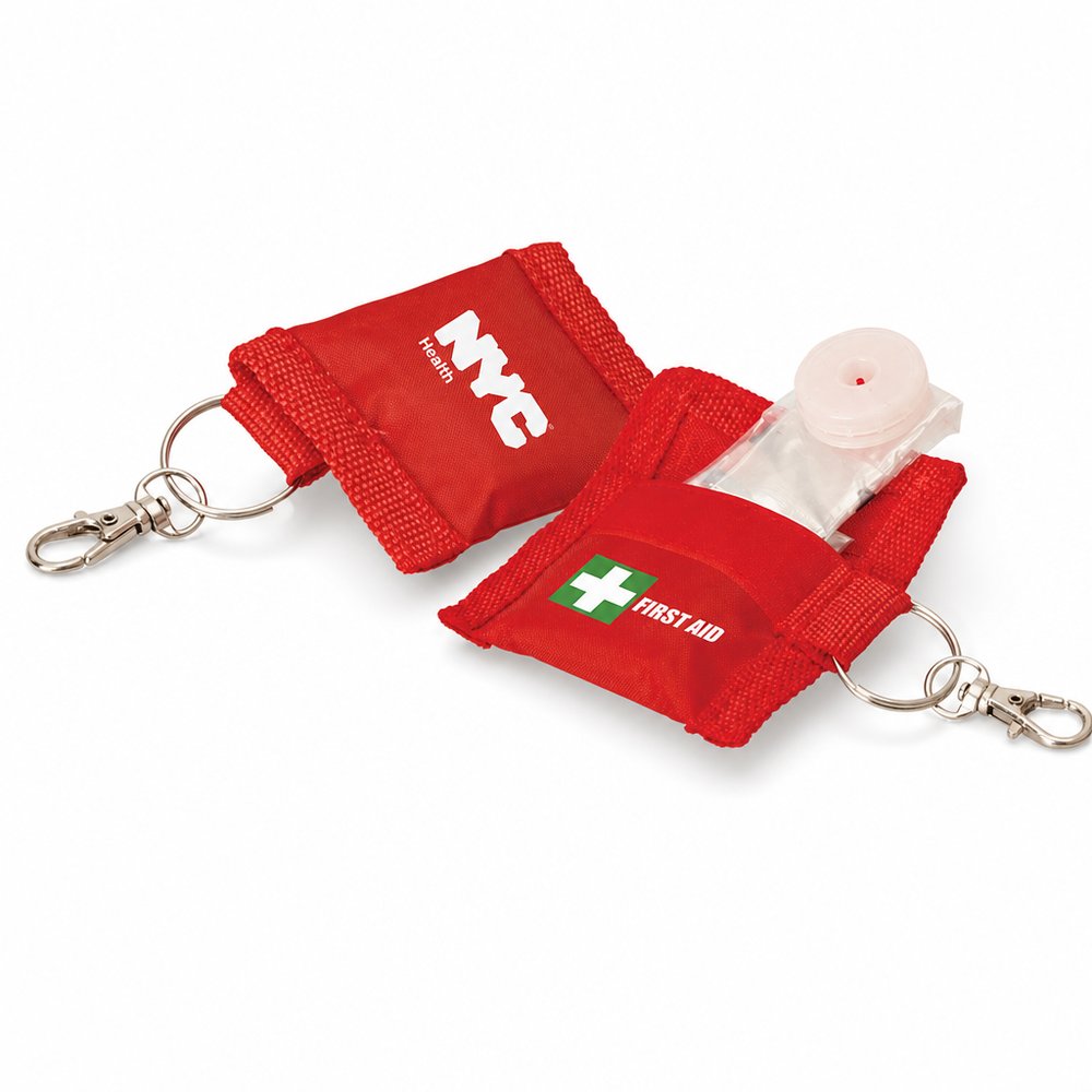CPR-Masken-Schlüsselanhänger