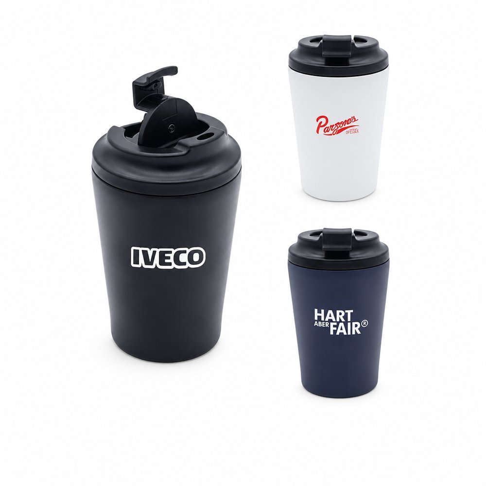 Reisebecher aus Edelstahl (350 ml)