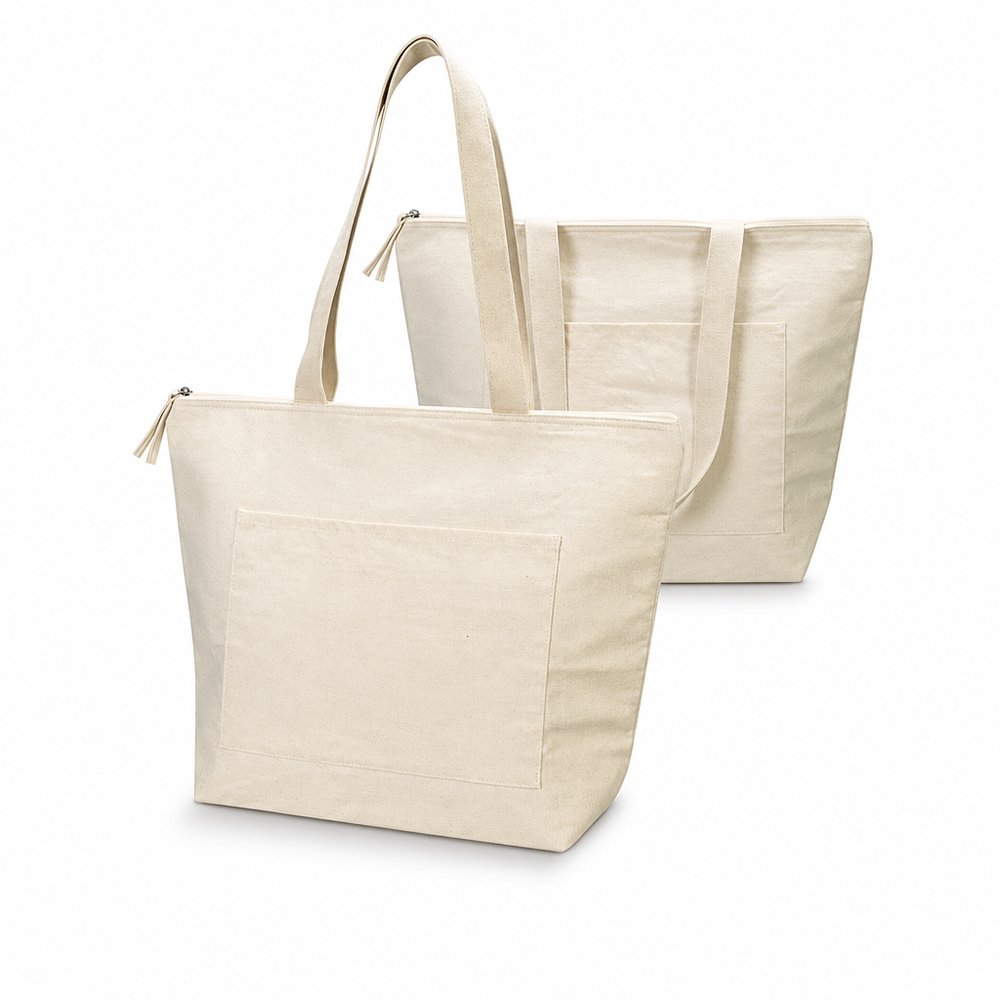 Individuelle Baumwoll-Kühltasche (22,5L, Naturbaumwolle)