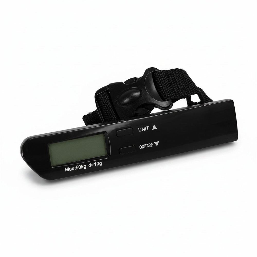 Digitale Gepäckwaagen (50 kg Kapazität, hintergrundbeleuchtetes LCD)