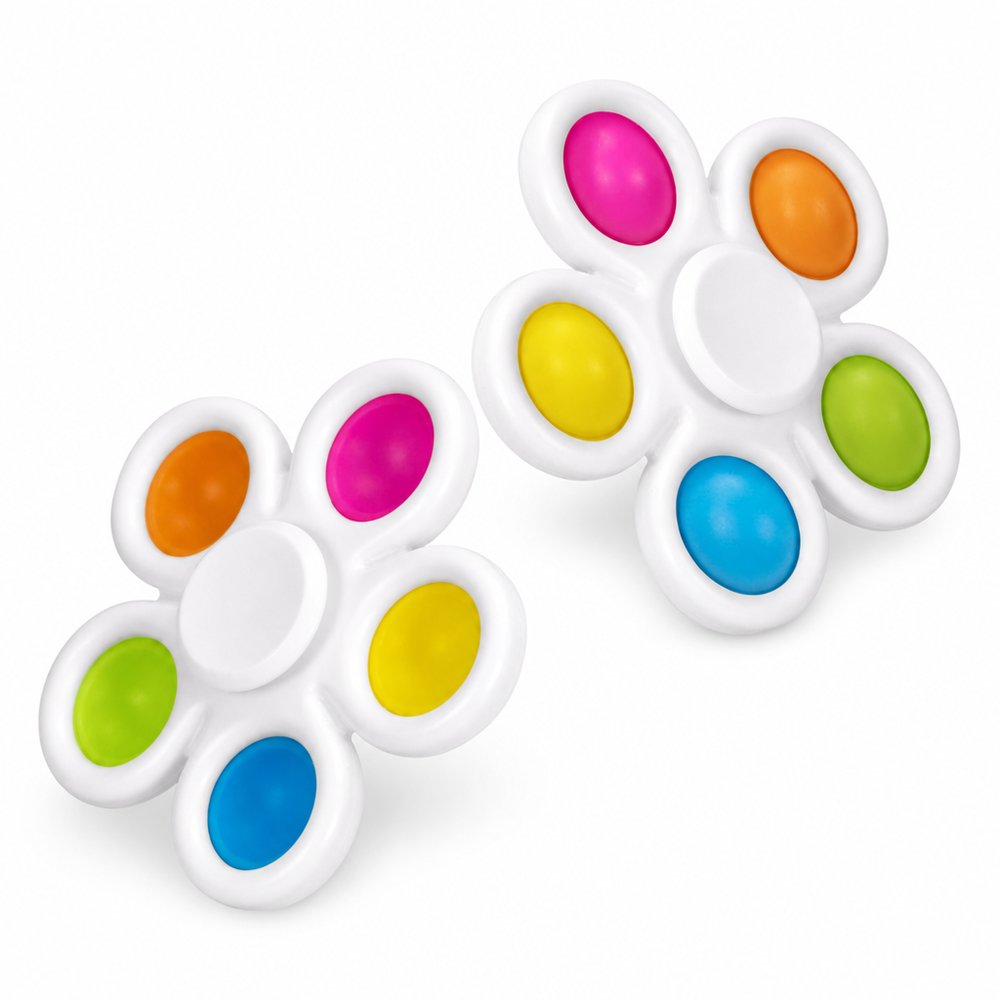 Pop Fidget Spinner mit Silikon-Popper