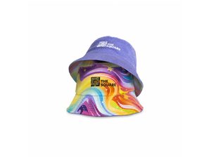 Wendbarer Bucket Hat aus Twill & Frottee