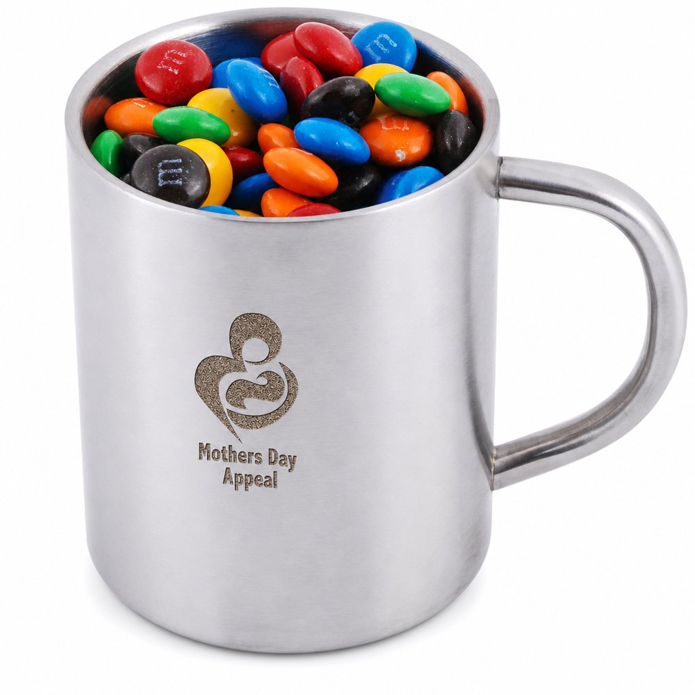 M&M's im Java Edelstahlbecher